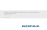 Kofax PDF RMS Protector - Kofax Product Documentation 2020. 7. 9.¢  Kofax PDF RMS Protector for SharePoint