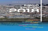 Rapport 2018d’activités - Site officiel de Paris Ouest La Défense...2010 et la loi n 2016-925 du 7 juillet 2016 relative à la liberté de la création, à l’architecture et