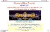 Numerical Heat Transfernht.xjtu.edu.cn/2019-NHT-Chapter-9.pdfNumerical Heat Transfer (数值传热学) Chapter 9 Application Examples of the General Code for 2D Elliptical FF & HT