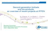 Second-generation biofuels and bio-products: an overview of ......Hydrocracking + jet fuel BioTfueL Technologies FT Synthesis & upgrading: Gasel Technology Suite Axens catalysts manufacturing
