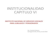 INSTITUCIONALIDAD CAPITULO VI · 2016. 7. 5. · UPAMI, colonias, intergeneracionales (cuentos). Clubes de Día. Programa de Asistencia a Situaciones de Alto Riesgo Socio-sanitario