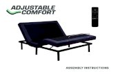 Justy Adjustable Comfort Classic Manual 0919 126010 2020. 2. 6.¢  ADJUSTABLE COMFORT ASSEMBLY INSTRUCTIONS