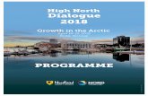 High North Dialogue 2018 · 2018. 8. 30. · Alexander Kholodnov Co-founder, Managing Partner, Urbanica Moderator: Morten Alexander Mossin Advisor at the Municipality of Bodø 10:40