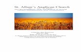 St. Alban’s Anglican Church€¦ · St. Alban’s Anglican Church Pray • Love • Remember 7260 St. Alban’s Road Richmond B.C. V6Y 2K3 Phone: 604-278-2770 Fax: 604-278-3384