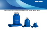 Submersible Sewage Pumps Type ABS XFP - Smart Fluid Tech · 2021. 3. 14. · Sulzer was the first company in the world to offer Premium Efficiency IE3 submersible motors, in order