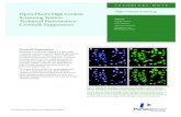 High-Content Screening Opera Phenix High-Content ......co-cultures and 3D models are being used. To allow detailed phenotypic analysis of these cell models without compromising resolution,