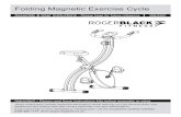 Folding Magnetic Exercise Cycle - Gym Tech Review...• This product conforms to: BS EN ISO 20957-1 and EN957-5 Class (H) - Home Use - Class (C). Folding Magentic Exercise Cycle. Assembly