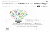 Santiago de Compostela boletín de ofertas de empregopatronatobeiramar.org/wp-content/uploads/2018/11/Boletin... · 2018. 11. 14. · Técnico de instalación cámaras 31/10/2018