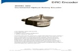 MODEL HD2 Incremental Optical Rotary Encoder...MODEL HD2 Incremental Optical Rotary Encoder •2.0” diameter, heavy duty encoder •LED light source •Flange or servo mount configuration