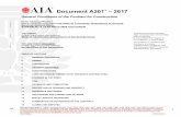 A201-2017 - General Conditions of the Contract for Construction...AIA Document A503 , Guide for Supplementary Conditions. for the following PROJECT: (Name and location or address)all