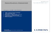ERC3070xxxxxx Specification Datasheet Copy right ...lumensleds.com/catalogue/2_COB/1_HO_Series/ErgonCOB_3070...2017/05/08  · 3500 6873 7637 lm 4000 7114 7904 lm 5000 7215 8017 lm