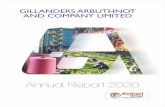 Annual Report 2020 - Gillanders Arbuthnot ... For Gillanders Arbuthnot and Company Limited Place: Kolkata D. Karmakar Date: 30th June, 2020 Company Secretary Registered Office: C-4,