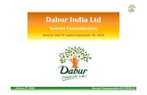 Dabur India Ltd · 2016. 5. 26. · Dabur India Ltd Investor Communication Quarter and HY ended September 30, 2010 October 27, 2010 Investor Communication H1 FY201011