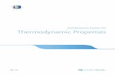 Introduction to Thermodynamic Properties · 2018. 9. 27. · package. dF i dV ----- = R i F iC mix ... a Thermodynamic system and a plug flow reactor to simulate the thermal demethylation