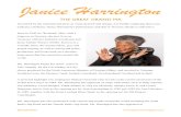 Janice Harrington Biography English · 2021. 4. 1. · Nat Adderley, Lloyd Bridges, Frank Sinatra Jr., Big Jay McNeely, Sammy Davis Jr. and Lionel Hampton, and in Oslo as the opening