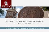 STUDENT UNDERGRADUATE RESEARCH FELLOWSHIP...$3,250 in research funds to students in any major. To be eligible to apply for SURF: 3.25 GPA or higher 30 or more hours of college credit,