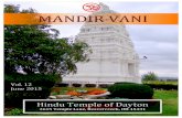 MANDIR!VANI! - Hindu Temple of Dayton...Hindu&Temple&of&Dayton&& & & & & & & & &&&&Mandir&Vani&–&June&2015& Hindu&Temple&of&Dayton&& & & & & & & Visit&Website&at&daytontemple.com&