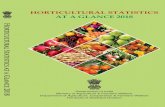 HORTICULTURAL STATISTICS AT A GLANCE 2018 Statistics at... · and Spices 152 7.2 State-wise Summary 153 7.2.1 State-wise Area and Production of Horticulture Crops for 2017-18 154