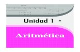 Texto 1ro Unidad 1 Aritmética - reducido¡tica_texto_1...Unidad 1 Aritmética Sección 2 Clase 1 Operaciones con fracciones y decimales Suma y resta de números decimales Calcule
