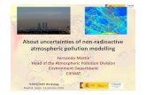 About uncertainties of non-radioactive atmospheric pollution ......TECNAIRE. Reunión Comité Científico-Técnico 20 12 UTC 12 UTC NO2R (ppb) (NO2R − NO2T) NOx-O3 photostationary