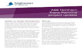 A66 Northern Trans-Pennine project update...A66 Northern Trans-Pennine project update Update on design development Since we made our preferred route announcement in May 2020, we’ve