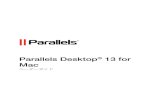 Parallels Desktop® 13 for Mac · 2017. 8. 30. · 実行できる操作 ... Mac に接続されたプリンターの共有 ..... 102 Bonjour を使用したプリンターの設定