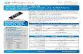AVX/Ethertronics | Universal Broadband FR4 Embedded LTE / … · 2021. 4. 15. · NB-IoT enabled devices, offering high efficiency and peak gain in a miniature form factor, and with