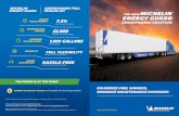 MICHELIN AERODYNAMIC FULL TRAILER KIT THE NEW …...*Estimated fuel savings based on commissioned, third-party simulation (CFD) and SAE J1321 track testing when compared to trailer