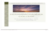 Herambachandra College / AQAR/ 12- 13 Page 1 · 2018. 5. 30. · Herambachandra College / AQAR/ 12- 13 Page 2 HERAMBACHANDRA COLLEGE 23/49, GARIAHAT ROAD, KOLKATA-700029 WEBSITE-