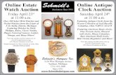 Antiques and The Arts · 2021. 3. 30. · Over 300 Select Wrist Watches and Pocket Watches from the Estate of E D. Stella, Detroit, Michigan Featuring Watches by Patek Philippe, Rolex,