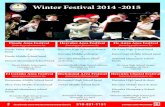 Winter Festival 2014 -2015 - WCCUSD · 2014. 11. 25. · Pinole Area Festival featuring performances by: Pinole Valley High School band • Pinole Middle School band • Stewart Elementary