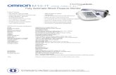 M10-IT (HEM-7080-IT-E) Fully Automatic Blood Pressure Monitor2009. 12. 3. · M10-IT (HEM-7080-IT-E) OMRON M10-IT product specifications Product Features • Fully Automatic Upper