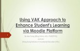 Using VAK approach to enhance student's learning via Moodle …2017. 11. 27. · VAK learning styles -Visual learning style has a preference for seen or observed things, including
