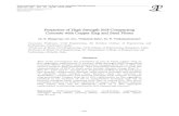 Properties of High Strength Self -Compacting Concrete with Copper Slag … · 2018. 5. 6. · vegetation. Approximately 3 tons of copper slag is generated while producing 1 ton of