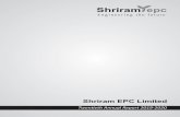Twentieth Annual Report 2019-2020 - Shriram EPC · 2020. 9. 3. · 3 Financial Performance - Standalone ` in Crores As per IGAAP As per IND AS Statement of Profit and Loss 2010-11