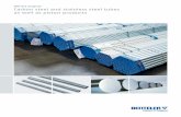 Delivery program Carbon steel and stainless steel tubes as well as … · 2020. 10. 7. · Delivery program – Carbon steel and stainless steel tubes as well as piston products 9
