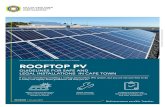 ROOFTOP PV - Saving ElectricityROOFTOP PV If you are considering installing a rooftop photovoltaic (PV) system, but you are not sure how to do it safely and legally, these guidelines