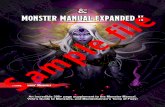 Monster Manual Expanded II...Monster Manual Expanded II, since it is half based on Mordenkainen's Tome of Foes and released during the arrival of Descent into Avernus, has a large