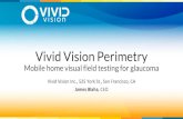 Vivid Vision PerimetryVivid Vision Perimetry Mobile home visual field testing for glaucoma Vivid Vision Inc., 525 York St., San Francisco, CA James Blaha, CEO 1 Vivid Vision is a venture