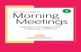 Grade The First 10 Days of 2 Morning MeetingsA Morning Meeting conducted from individual seats will still go a long way in creating a classroom community compared to having no Morning