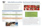 McMinnville School District · 2018. 10. 9. · Career/Technical Ed. Participants 93.40 86.33 +7.07 ... 2016/17 2017/18. Graduating seniors return to their elementary ... la escuela