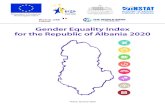 Gender Equality Index for the Republic of Albania 2020