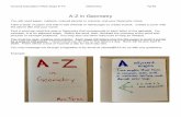 A-Z in Geometry