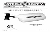 MINI DUST COLLECTOR - WORKSHOP SUPPLY