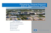 2-FY17 Finance Department Business Plan