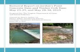 Removal Report on Jordan’s Point Concrete Dam and Timber ...