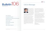 Bulletin106 CEO’s Message