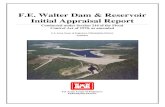 F.E. Walter Dam & Reservoir Initial Appraisal Report