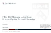 PCCM COVID Bootcamp Lecture Series: Dimers and Cytokine ...