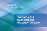 ASSESSMENT OVERVIEW COMPLIANCE RISK CMMC SECURITY